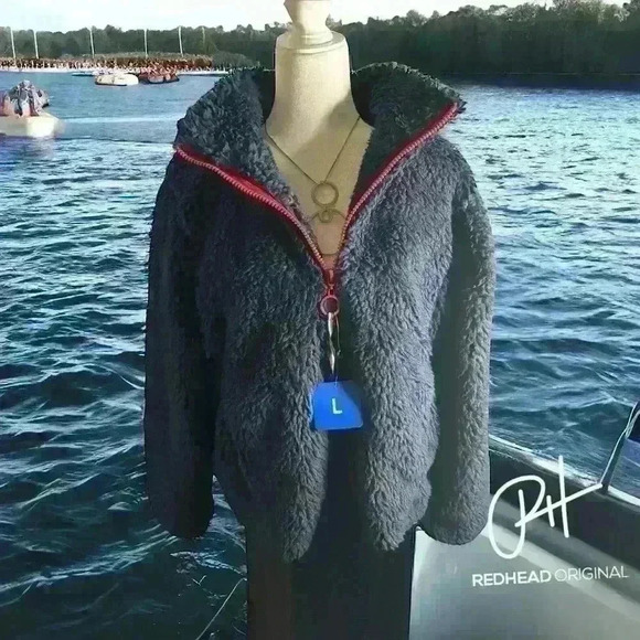 Tommy Hilfiger Sherpa jacket large - Picture 1 of 6